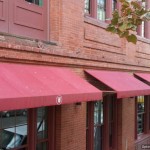 red awnings